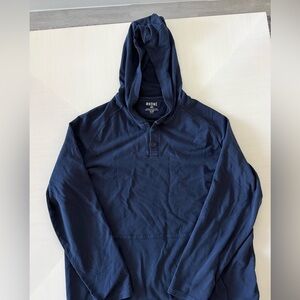 Rhone Bolinas Beach Poncho Hooded Pullover navy XL
